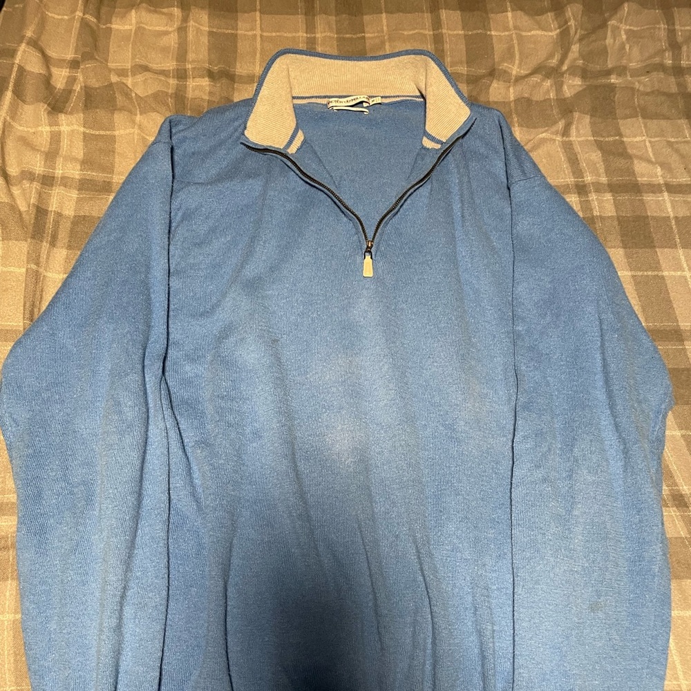 peter millar quarter zip in a size M